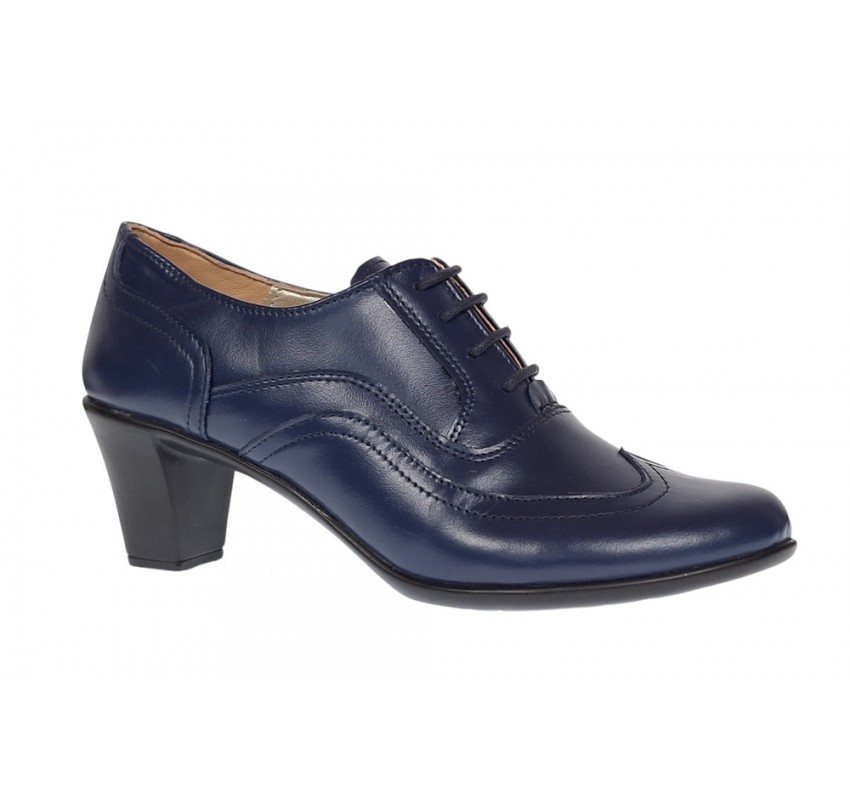 Pantofi dama din piele naturala box Bleumarin LP17BL - Marimea 40 Pantofi dama din piele naturala box Bleumarin LP17BL - Marimea 40