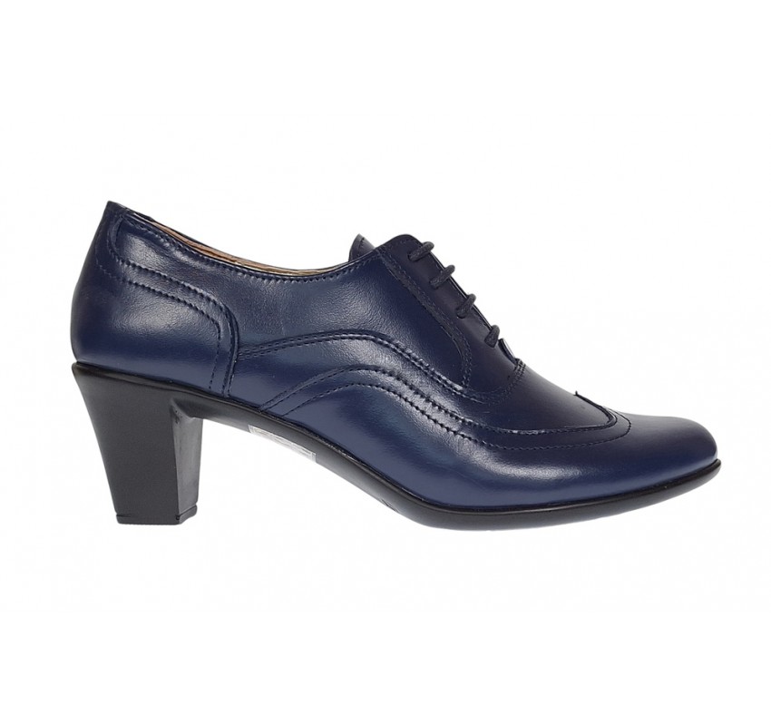 Pantofi dama din piele naturala box Bleumarin LP17BL - Marimea 40 Pantofi dama din piele naturala box Bleumarin LP17BL - Marimea 40