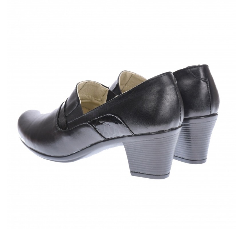 Oferta marimea 39 - Pantofi dama casual, piele naturala, Made in Romania,  LP27L
