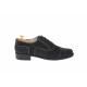 Oferta marimea 40 - Pantofi barbati eleganti din piele naturala, intoarsa, culoare gri inchis, LP32G