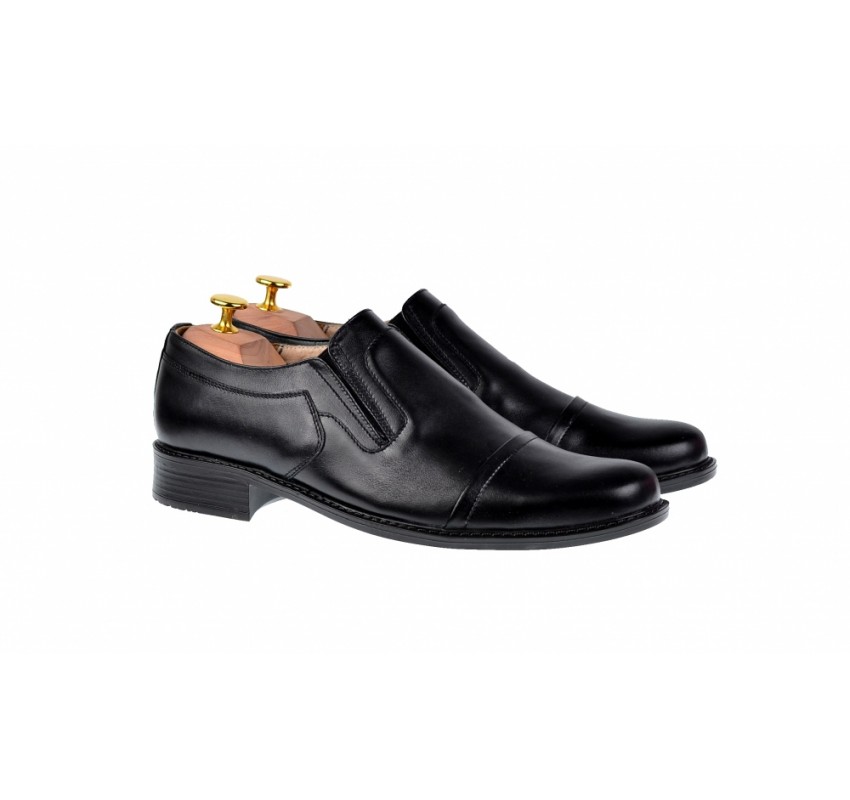 Marimea 41 Pantofi barbati eleganti din piele naturala fara siret LP33NEL