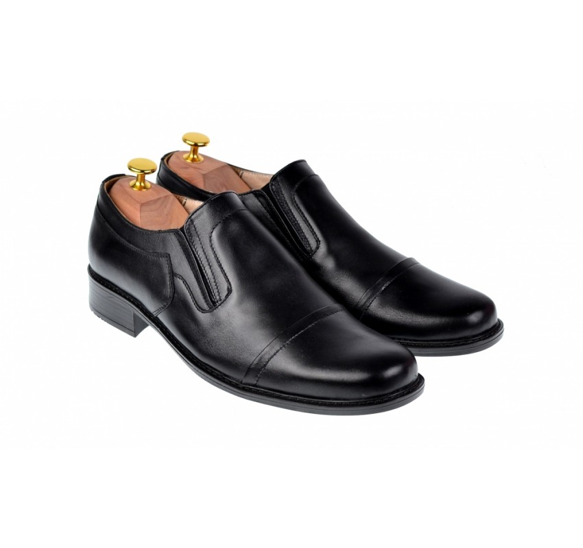Marimea 41 Pantofi barbati eleganti din piele naturala fara siret LP33NEL