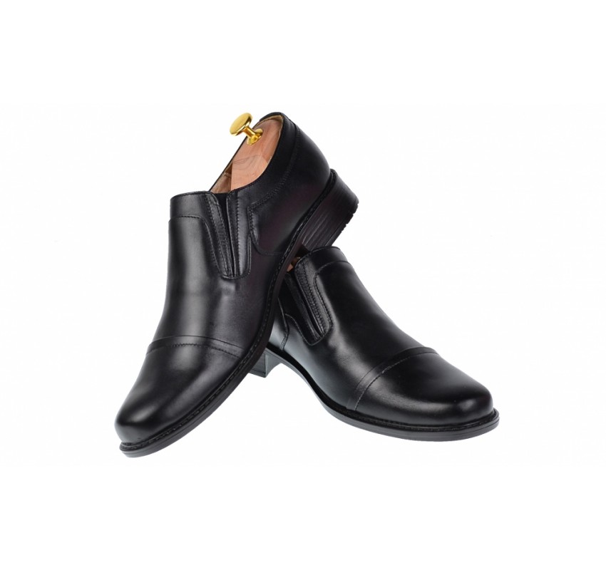 Marimea 41 Pantofi barbati eleganti din piele naturala fara siret LP33NEL