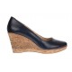 OFERTA  marimea  36, 41  - Pantofi dama, casual, din piele naturala box, platforme de 7 cm - MARA LP3550N