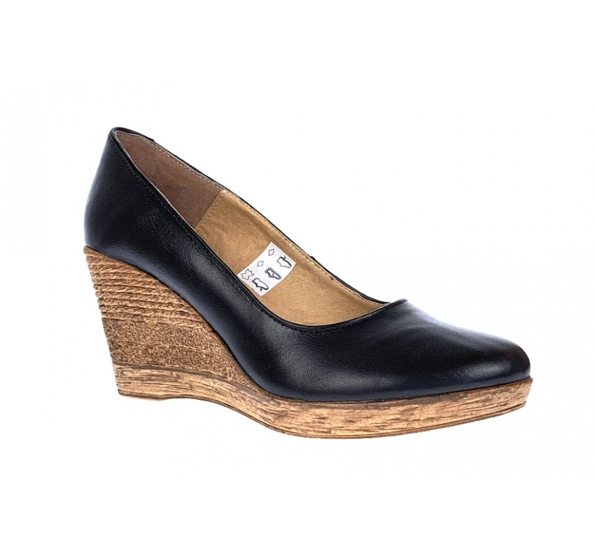 Oferta Pantofi dama casual din piele naturala box MARA LP3550N