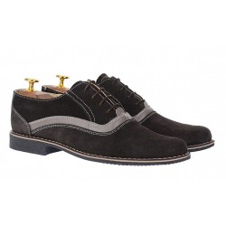 Marimea 39 Pantofi barbati casual din piele naturala intoarsa LP37GRIVEL