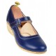 Oferta marimea 38 - Pantofi dama casual din piele naturala cu bareta MALTA - LP38BL