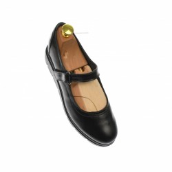 OFERTA  marimea  35,   36, 40 - Pantofi dama,  cu talpa ortopedica din piele naturala, negru - LP38N