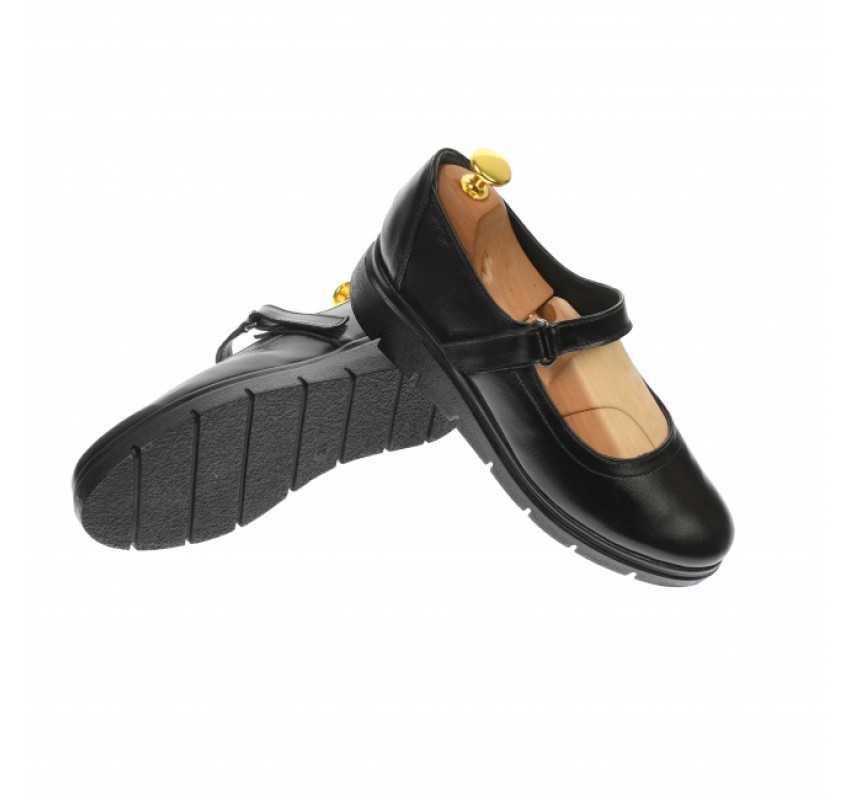 OFERTA marimea 35, 36, 40 - Pantofi dama, cu talpa ortopedica din piele naturala, negru - LP38N OFERTA marimea 35, 36, 40 - Pantofi dama, cu talpa ortopedica din piele naturala, negru - LP38N