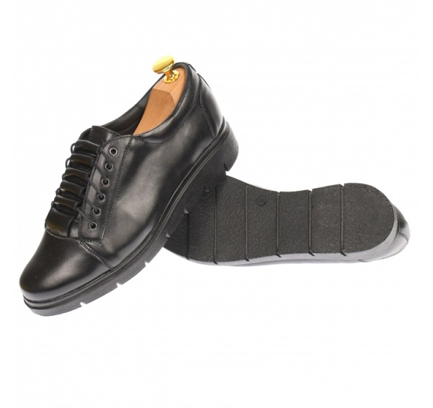 OFERTA marimea 40 - Pantofi dama, casual, din piele naturala box, negri, - LP502NBOX OFERTA marimea 40 - Pantofi dama, casual, din piele naturala box, negri, - LP502NBOX