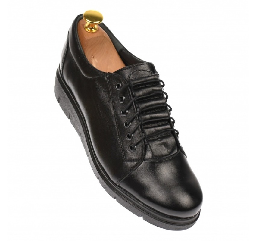 OFERTA marimea 40 - Pantofi dama, casual, din piele naturala box, negri, - LP502NBOX OFERTA marimea 40 - Pantofi dama, casual, din piele naturala box, negri, - LP502NBOX