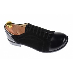 Oferta marimea   36! Pantofi dama casual din piele naturala  - Model Negru LP53NSN