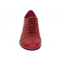 Marimea 39, 40 Pantofi dama model casual din piele naturala rosu box - LP53RED