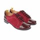 Oferta marimea 40 - Pantofi dama, casual, din piele naturala intorsa si lac, culoare visiniu - LP53VELV Oferta marimea 40 - Pantofi dama, casual, din piele naturala intorsa si lac, culoare visiniu - LP53VELV