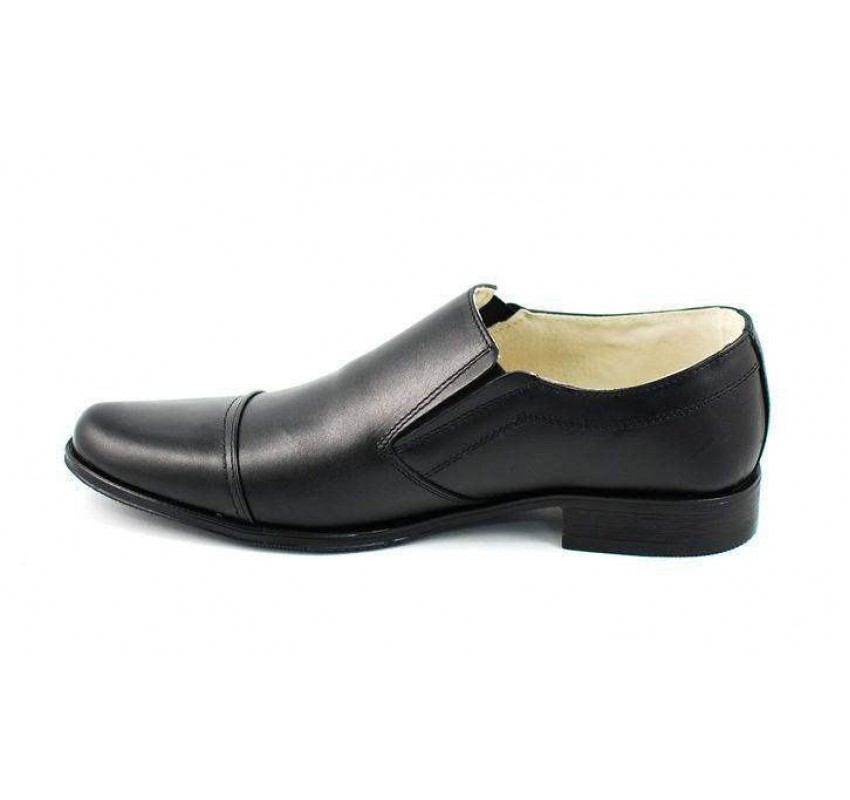 Pantofi barbati eleganti din piele naturala cu elastic Negru P61NEL Pantofi barbati eleganti din piele naturala cu elastic Negru P61NEL