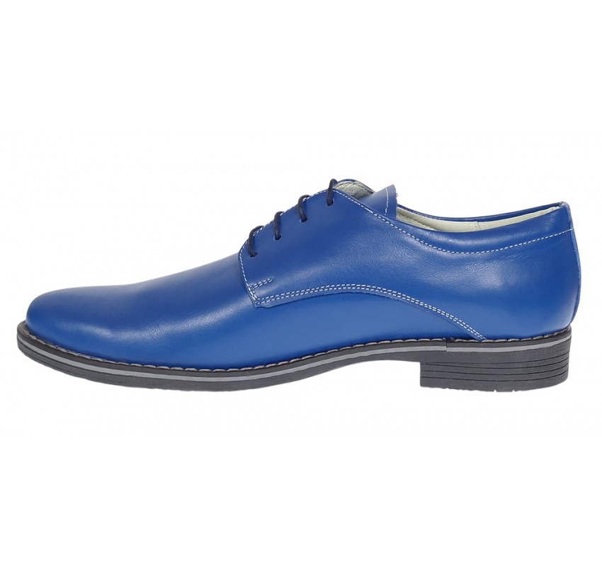 Oferta marimea 39, 42- Pantofi barbati casual - eleganti din piele naturala albastra - LP80ALBASTRU Oferta marimea 39, 42- Pantofi barbati casual - eleganti din piele naturala albastra - LP80ALBASTRU