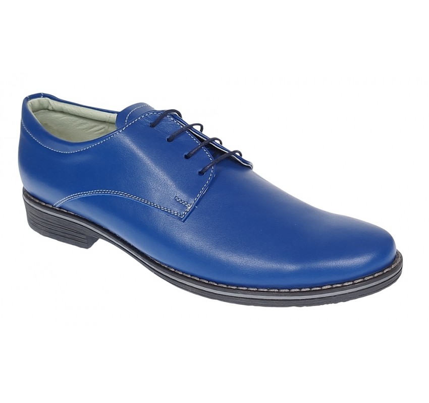Oferta marimea 39, 42- Pantofi barbati casual - eleganti din piele naturala albastra - LP80ALBASTRU Oferta marimea 39, 42- Pantofi barbati casual - eleganti din piele naturala albastra - LP80ALBASTRU