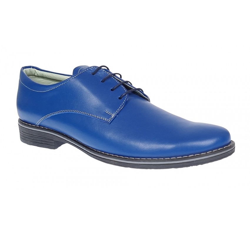 Oferta marimea 39, 42- Pantofi barbati casual - eleganti din piele naturala albastra - LP80ALBASTRU Oferta marimea 39, 42- Pantofi barbati casual - eleganti din piele naturala albastra - LP80ALBASTRU