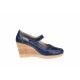 Oferta marimea 35-  Pantofi dama cu platforma din piele naturala, foarte comozi - LP9154BLM