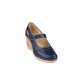 Oferta marimea 35-  Pantofi dama cu platforma din piele naturala, foarte comozi - LP9154BLM
