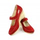 Oferta marimea 40 -  Pantofi dama, din piele naturala intoarsa, foarte comozi - LP9154RVEL