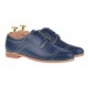Marimea 36, 37 Pantofi dama casual din piele naturala Bleumarin LP995BL