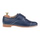 Marimea 36, 37 Pantofi dama casual din piele naturala Bleumarin LP995BL