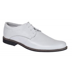Marimea 41 - Pantofi barbati casual din piele naturala Alb LPAABOX