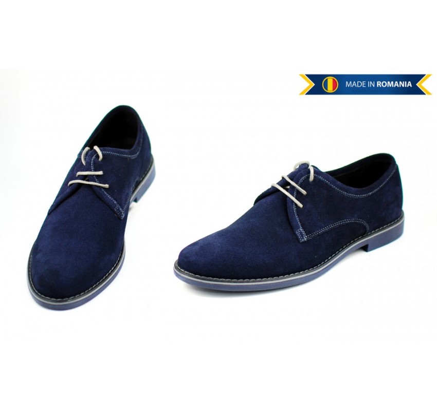 OFERTA marimea 37 , 40- Pantofi barbati, casual-eleganti, din piele naturala intoarsa,bleumarin - LPABLUVEL OFERTA marimea 37 , 40- Pantofi barbati, casual-eleganti, din piele naturala intoarsa,bleumarin - LPABLUVEL