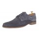 Oferta marimea 40 -Pantofi barbati casual din piele naturala intoarsa gri, LPAGRIVEL2