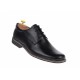 Oferta marimea 41 - Pantofi barbati casual, din piele naturala, Negru - LPANBOX