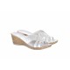 OFERTA! marimea 37, 38  -  Papuci dama de vara cu platforme de 5 cm, din piele naturala - LPAP5ABOX