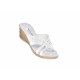 OFERTA! marimea 37, 38  -  Papuci dama de vara cu platforme de 5 cm, din piele naturala - LPAP5ABOX