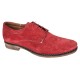 Oferta Marimea 39, 40, 42 Pantofi barbati casual din piele naturala intoarsa Rosu LPARVELTM