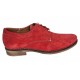 Oferta Marimea 39, 40, 42 Pantofi barbati casual din piele naturala intoarsa Rosu LPARVELTM
