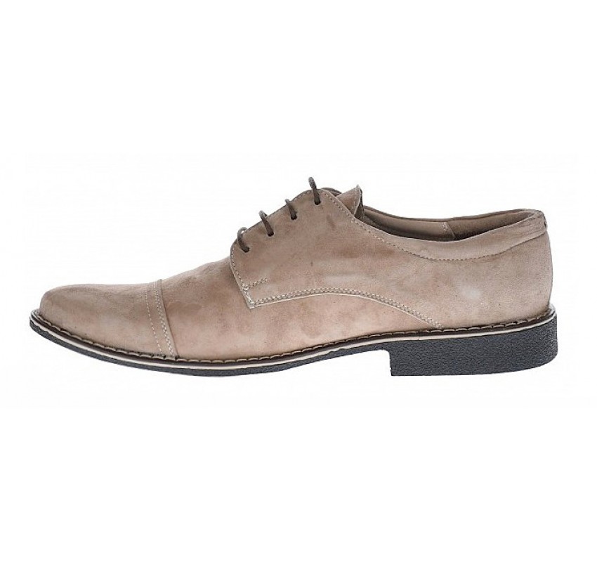 Oferta marimea 43 - Pantofi barbati casual - eleganti din piele naturala intoarsa, bej - LPAVELBEJ2 Oferta marimea 43 - Pantofi barbati casual - eleganti din piele naturala intoarsa, bej - LPAVELBEJ2