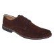 Oferta 42, 44 Pantofi barbati casual din piele naturala intoarsa maro brun LPAVELMARO