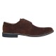 Oferta 42, 44 Pantofi barbati casual din piele naturala intoarsa maro brun LPAVELMARO