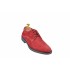 OFERTA  marimea 41-  Pantofi barbati casual din piele naturala intoarsa, culoare visiniu - LPAVELV