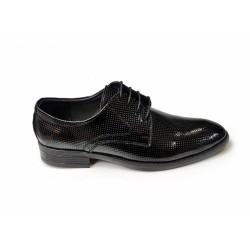 Marimea 44 Pantofi barbati eleganti, din piele naturala, Negru Lac LPB101LACG