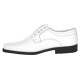 Oferta Marimea 42 Pantofi barbati albi eleganti din piele naturala cu siret LPB2265M