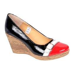 Oferta marimea 36, 37 - Pantofi dama piele naturala cu platforme de 7 cm -  LPTEARAN3