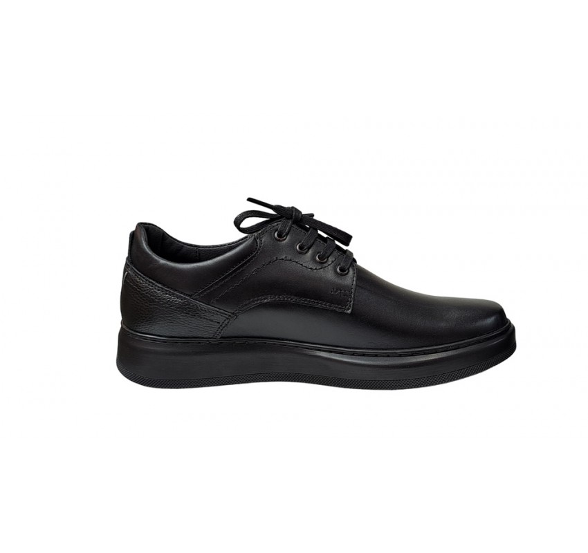 Pantofi casual barbati din piele naturala - Cairo Negru Marimea 40 LRSY2N Pantofi casual barbati din piele naturala - Cairo Negru Marimea 40 LRSY2N