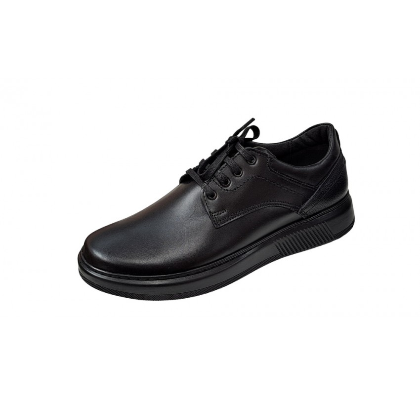 Pantofi casual barbati din piele naturala - Cairo Negru Marimea 40 LRSY2N Pantofi casual barbati din piele naturala - Cairo Negru Marimea 40 LRSY2N