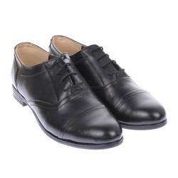 Oferta marimea  39, 40 - Pantofi dama, din piele naturala, model casual, negri - LRUT2NBOX