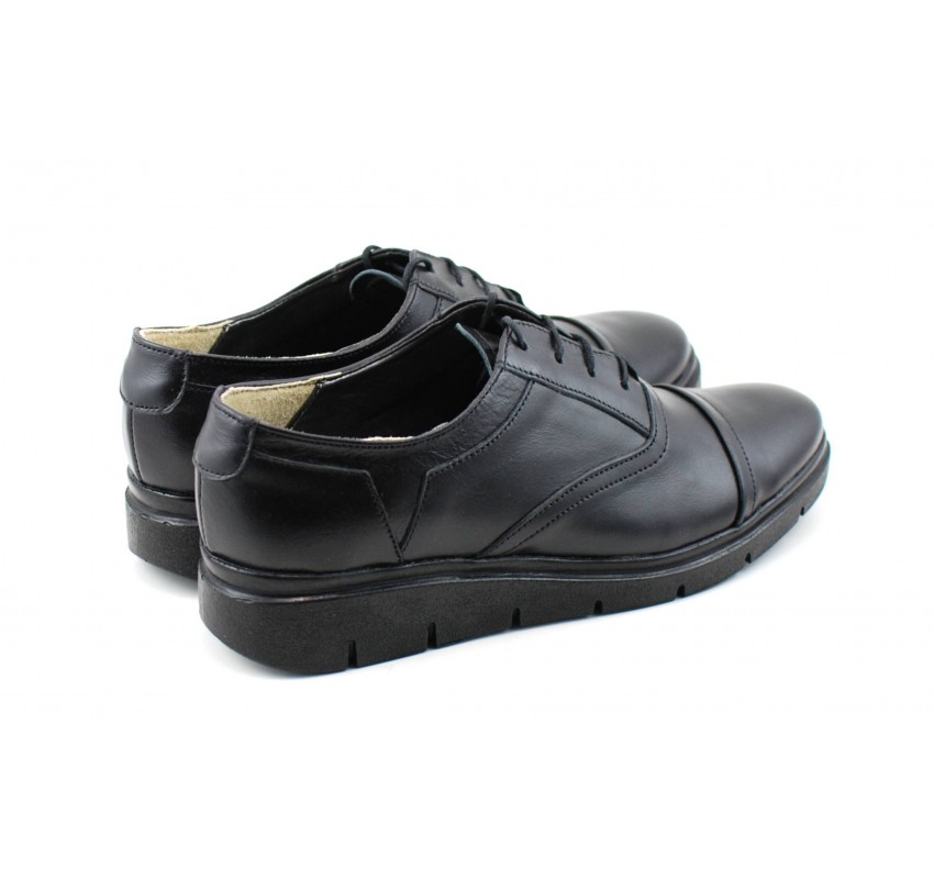 OFERTA marimea 36 -  Pantofi dama, din piele naturala, cu platforma - LRUT2N