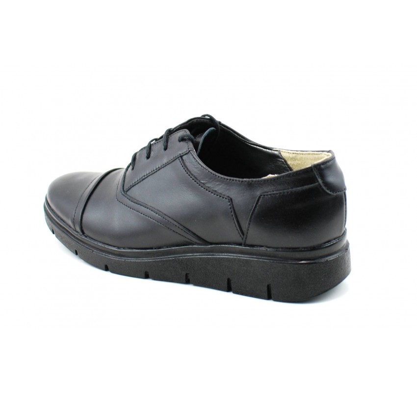 OFERTA marimea 36 -  Pantofi dama, din piele naturala, cu platforma - LRUT2N