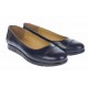 Oferta marimea 37 - Balerini dama bleumarin, casual din piele naturala box - Made in Romania LRUT3BLM