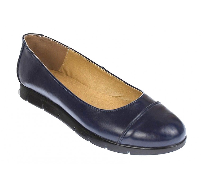 Oferta marimea 37 - Balerini dama bleumarin, casual din piele naturala box - Made in Romania LRUT3BLM Oferta marimea 37 - Balerini dama bleumarin, casual din piele naturala box - Made in Romania LRUT3BLM