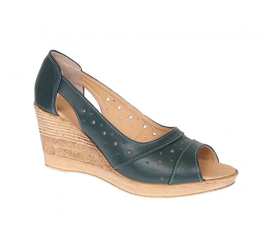 Oferta 37 -Pantofi dama de vara decupati din piele naturala - LS1047VBOX Oferta 37 -Pantofi dama de vara decupati din piele naturala - LS1047VBOX